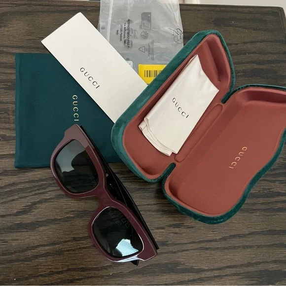 Gucci GG0998S Sunglasses - Brown/Black - Picture 2 of 9
